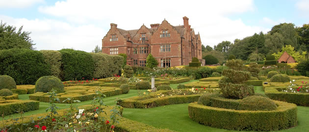 The Knott Garden looking back at the house